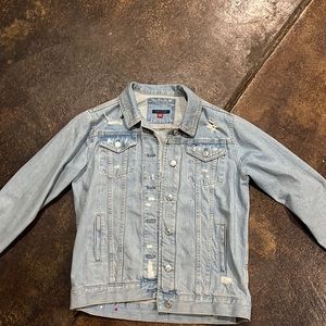 tommy hilfiger lightwash denim jacket